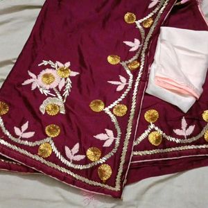 Rajasthani Gota Saree