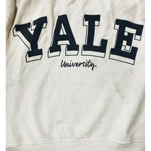 2 H&M Combos White Yale Sweatshirt,Black