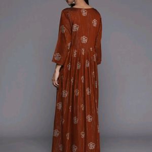 Rust Brown Kurta