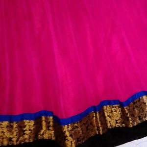 Butifull Anarkali Rose Pink Set