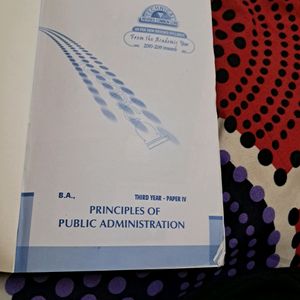 Principles Of Public Administration  Paper 4