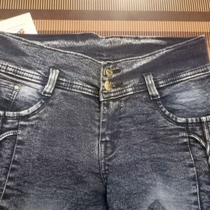 (K-26) 28 Size Slim Fit Denim Jeans