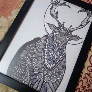 Handmade Framed Painting