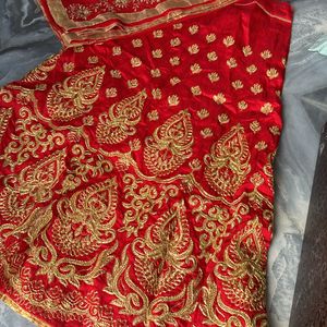 Red Lahenga And Dupatta ❤️