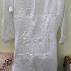 Chikan Work Kurti