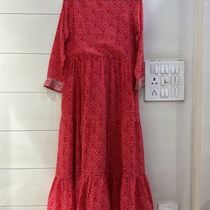 Zola Bandhani Print Anarkali Kurta