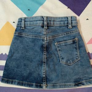 Denim Skirt For Kids Girls