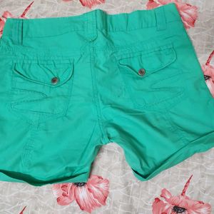 Green Pair Of Shorts