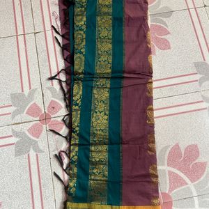 Butta Cotton With Kalamkari