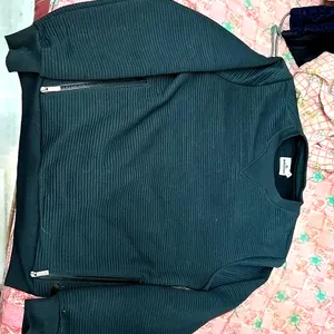 Wrogn Teal Green Sweatshirt