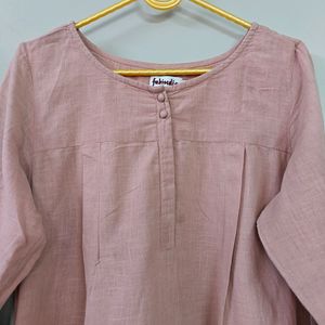 Fabindia Dusty Pink Kurti