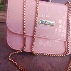 Pink Sling Bag For Women (Partywear)