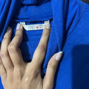 Blue Turtleneck Full Sleeves - XL