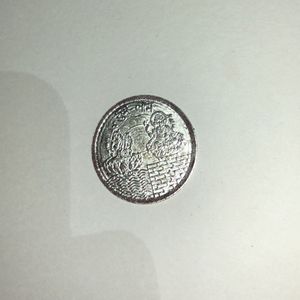 Silver Plated GOD LAKSHMI & Ganesh Ji Coin