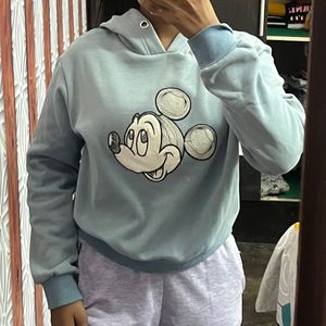 Blue Mickey Hoodie