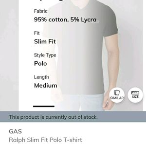 Gas Slim Fit Polo-Tshirt