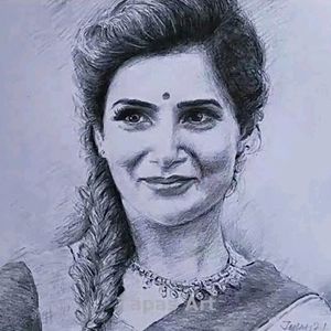 Customised Pencil Sketch Without - Frame A4