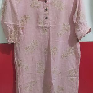 Pink Long Kurti