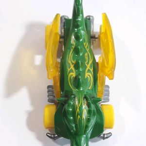 Collectible Hot Wheels Dragon Blaster Green Car