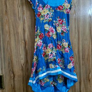 Floral High Low Tunic