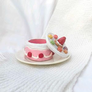 Handmade Cake Clay Trinket Box