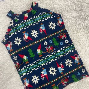 Summer Xmas Print Top