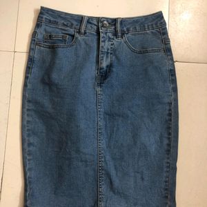 Vero Moda Blue Denim Skirt