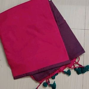 Khadi Cotton Pallu Saree