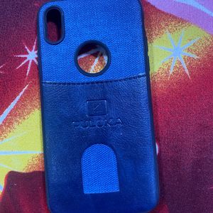 Navy Blue iPhone Xs Cover