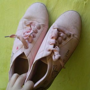 Pink Shoes Size 4