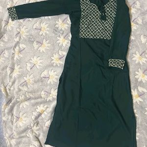 Green Kurti Rarely Used