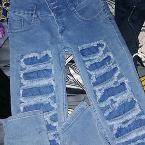 10-12 Year Girl Jeans Like New