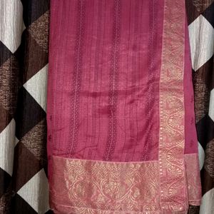 Pink Saree