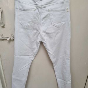 White High Waist Jeans