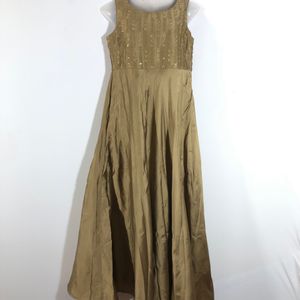 Gold Embroided Long Gown(Women’s)