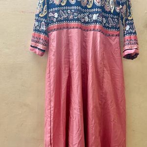 Pink Printed Kurta (women)