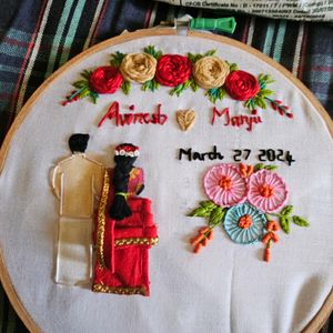 Customized Wedding Hoops