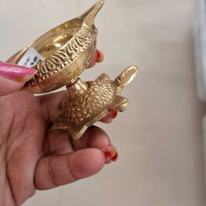 2pc Brass Diya