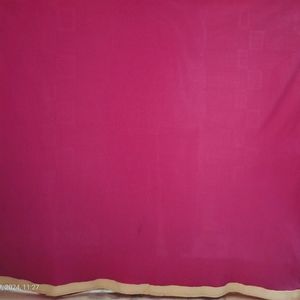 Pink Saree With Blouse