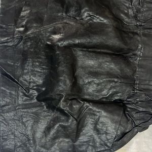 Zara Black leather skirt
