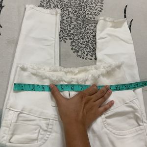 Cream High Waist Jeans