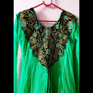 Flared Anarkali Dress 💚