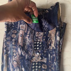 New Kurti Blue