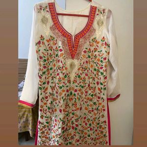 Zari Work Embroidery Kurta