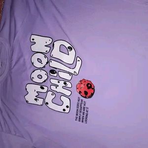 Oversized tshirt fashion Lavender colour