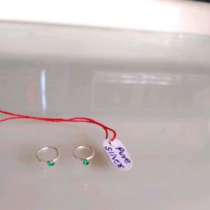 Color Bali Pure Silver Earrings (Pairs)