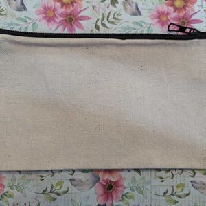 Hand-painted Canvas Pouch