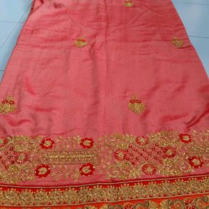 Bridal (4) Heavy Saree With Blouse