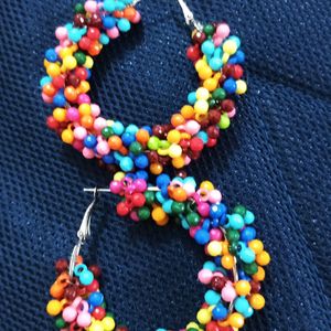 Multicolored Bali Earing