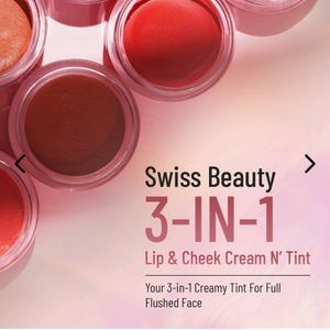 Swiss Beauty Cream N Tint Berrylicious Blush